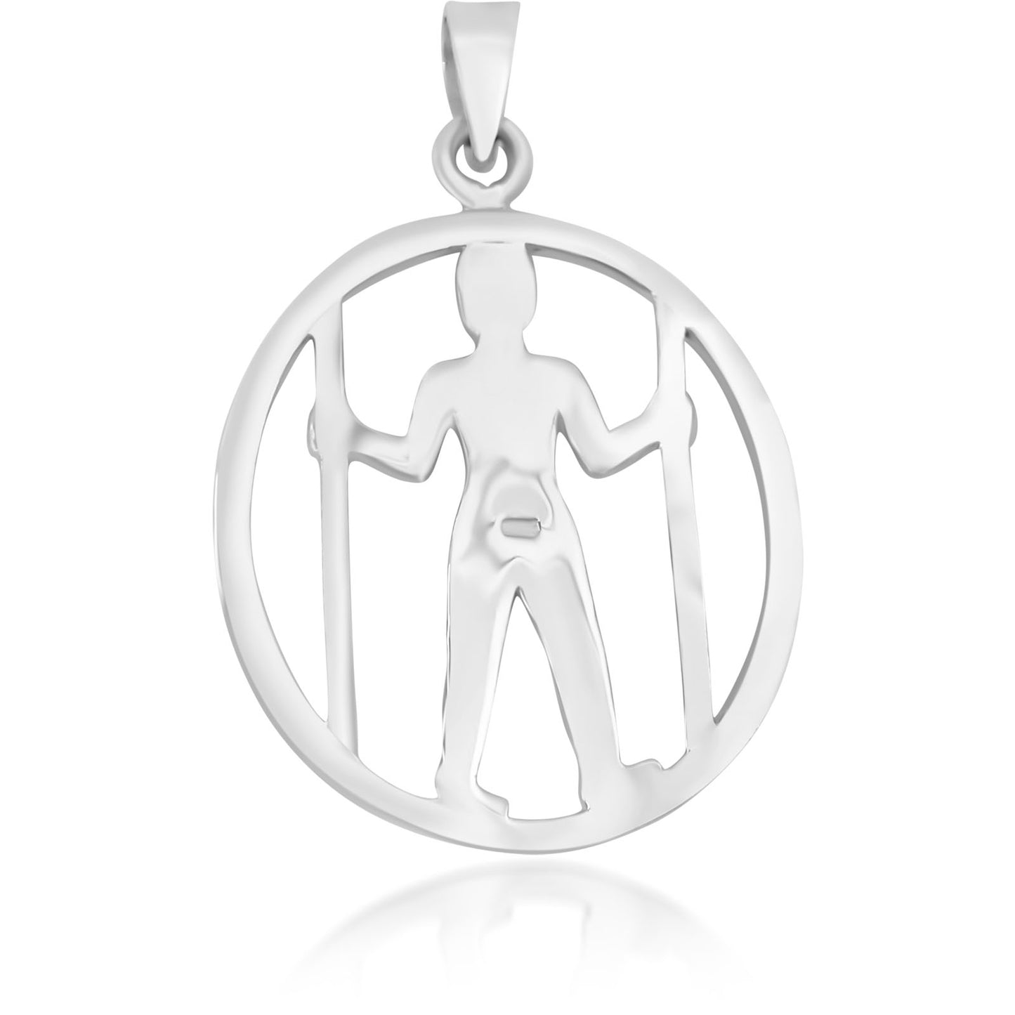 Long Man of Wilmington Pendant - Silvette