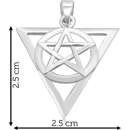 First Degree Pentagram Pendant - Silvette