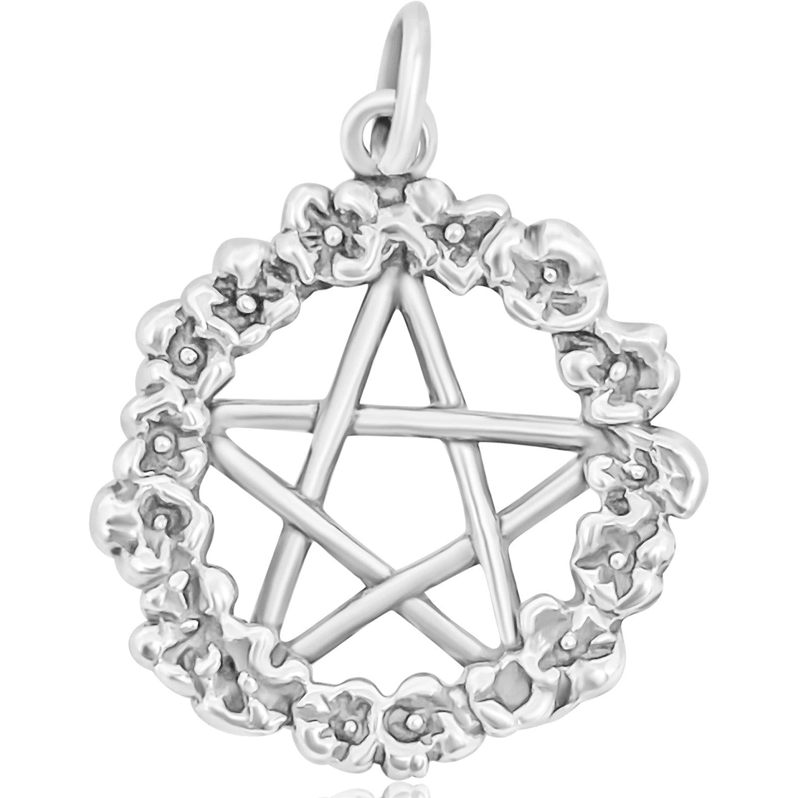 Earth Goddess Pentagram Pendant - Silvette