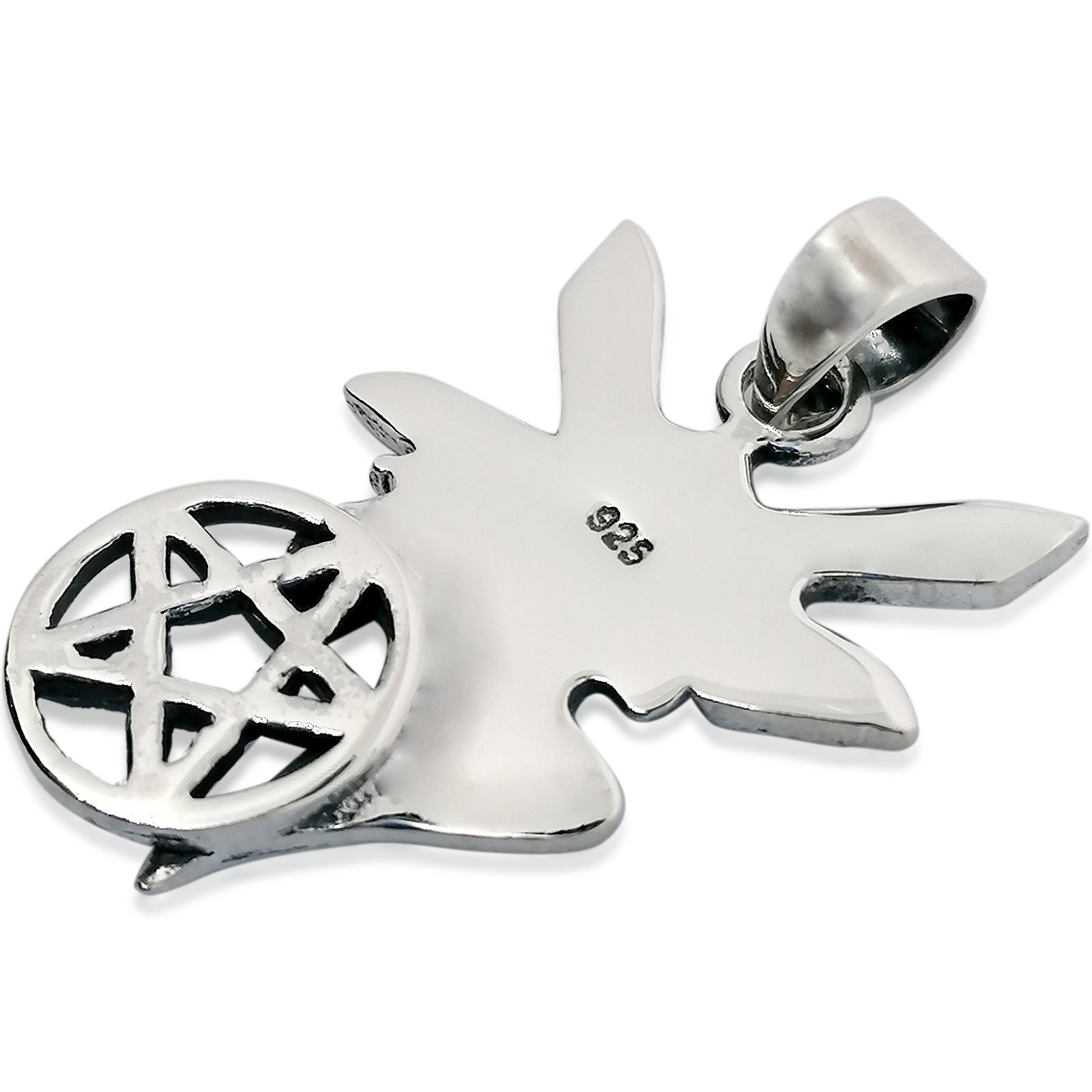 Elven Fairy Pentagram Pendant - Silvette