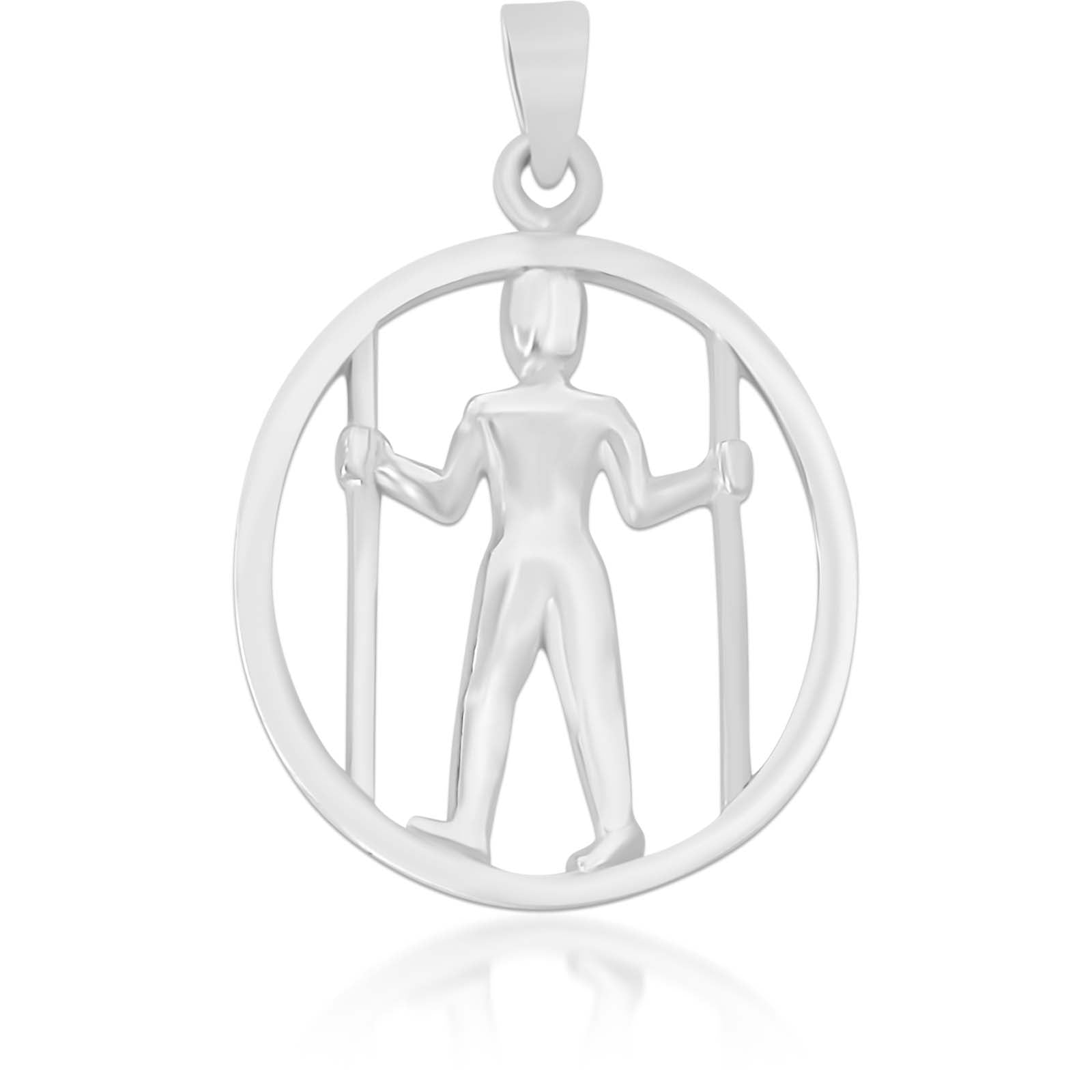 Long Man of Wilmington Pendant - Silvette