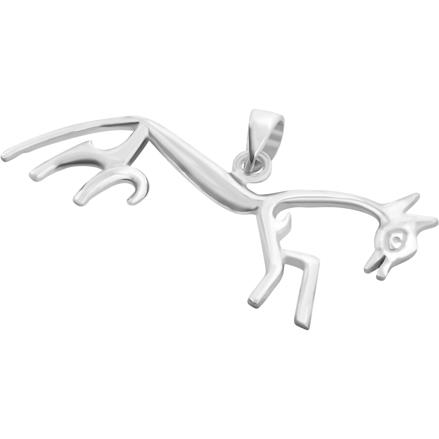 Uffington White Horse Pendant - Silvette