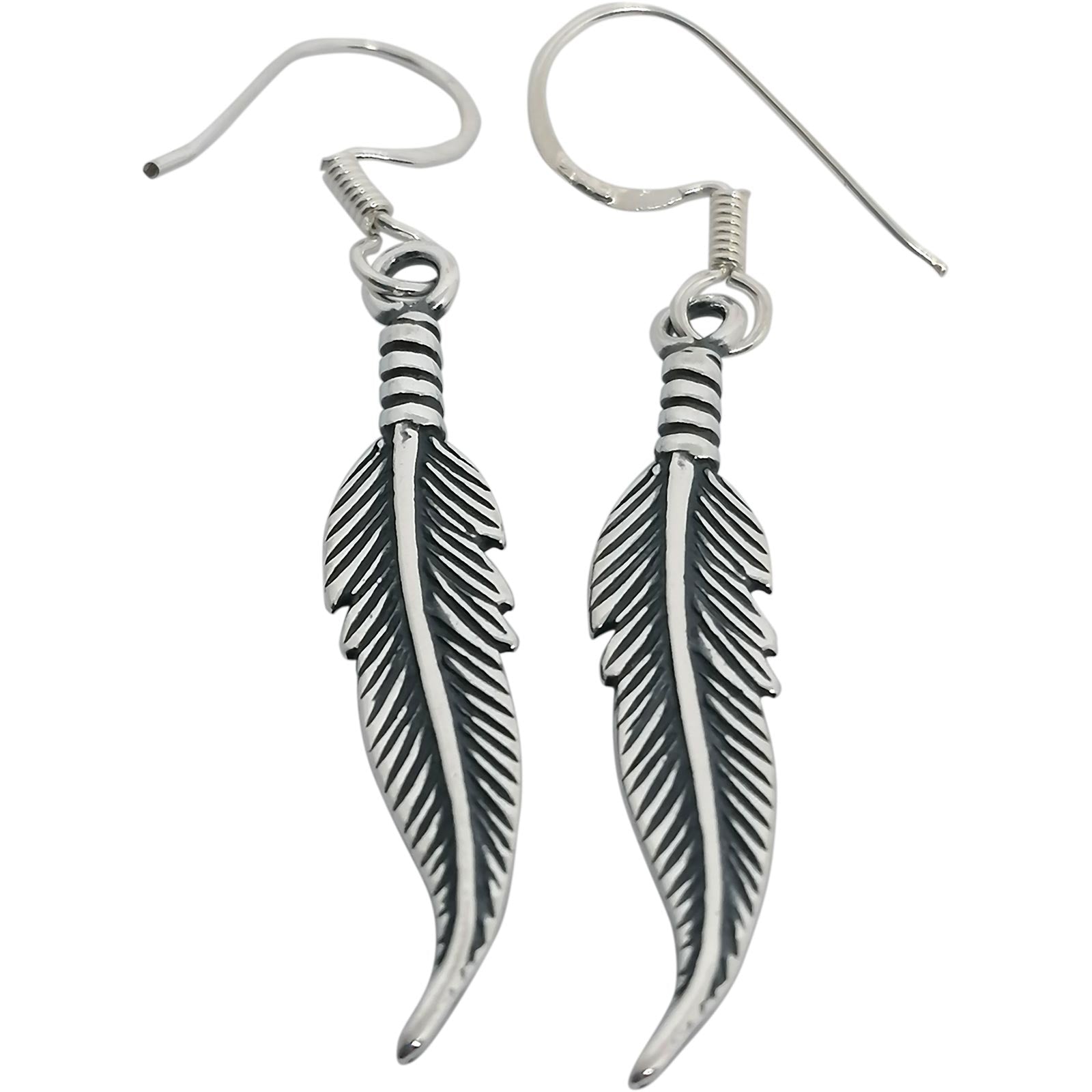 Feather Hook Earrings - Silvette