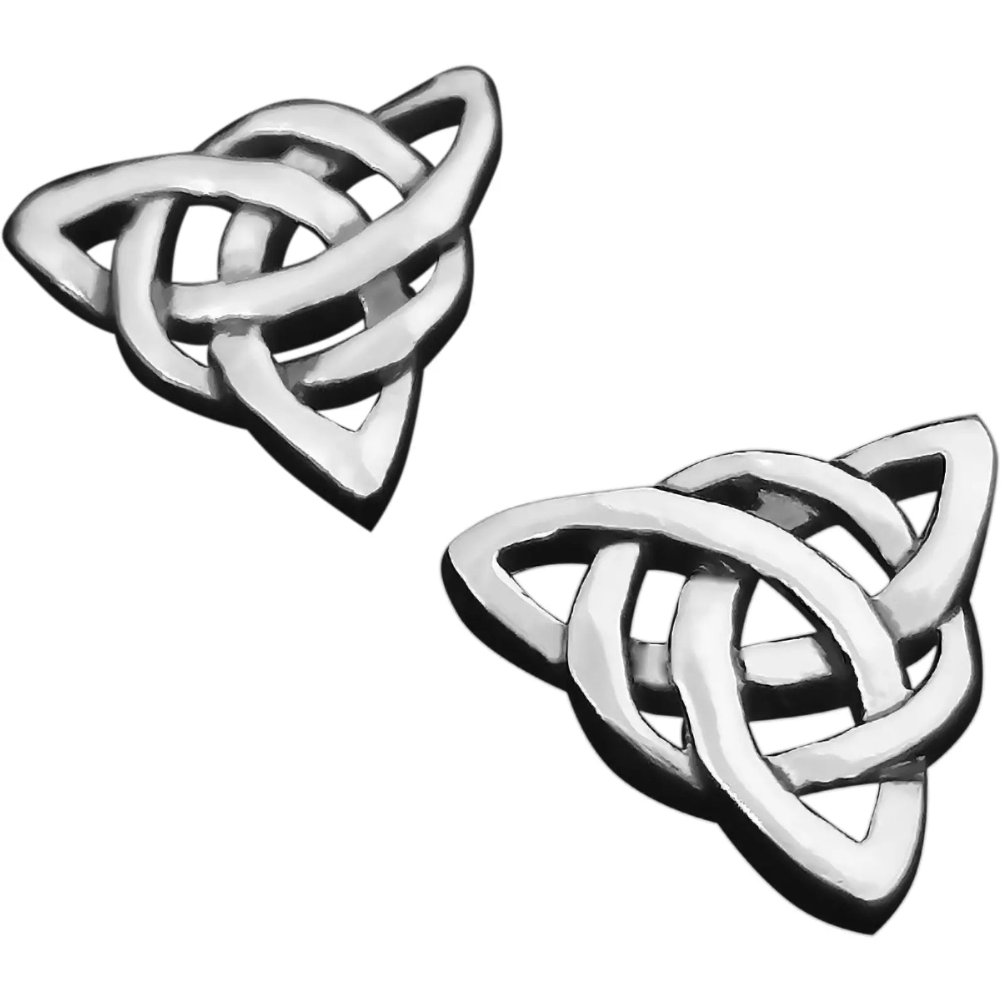Celtic Knot Triquetra Studs - Silvette