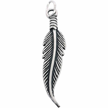 Feather Pendant - Silvette