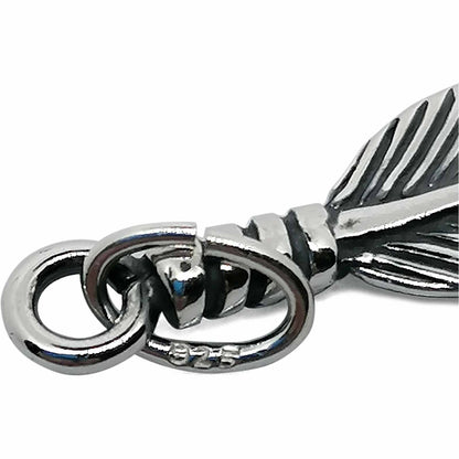 Feather Pendant - Silvette