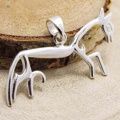 Uffington White Horse Pendant - Silvette